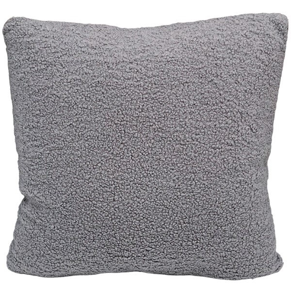 Teddy Bouclé Cushion Grey 50x50