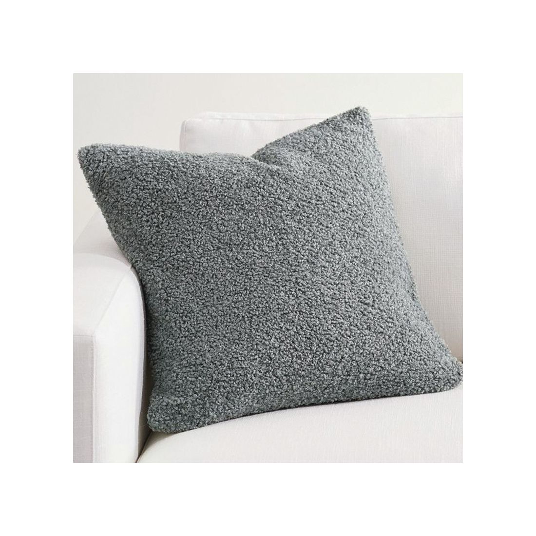 Teddy Bouclé Cushion Grey 50x50