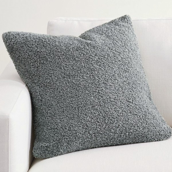 Teddy Bouclé Cushion Grey 50x50