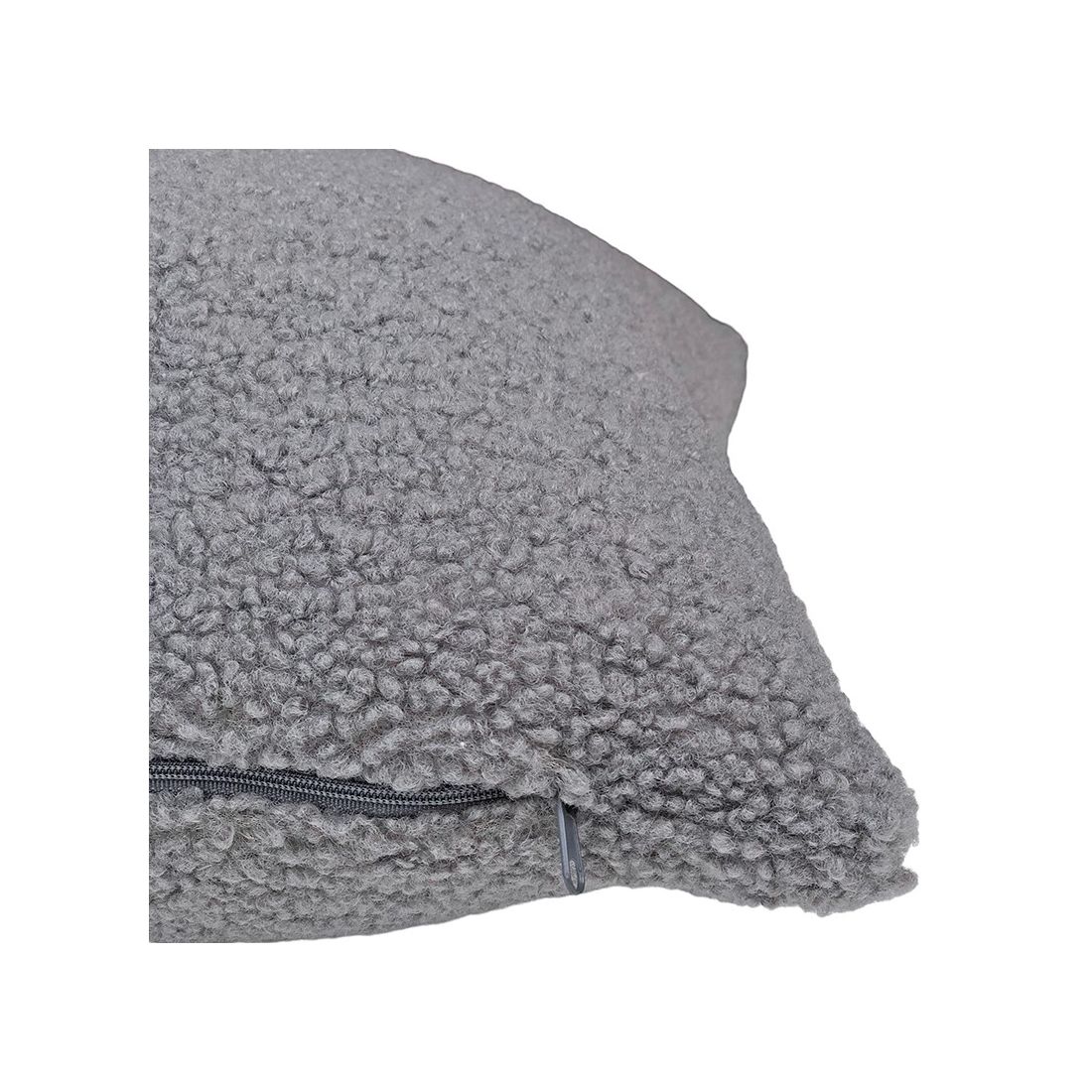 Teddy Bouclé Cushion Grey 50x50