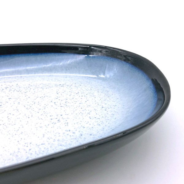 Reactive Glaze Deep Serving Platter