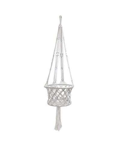 Macramé Plant Hanger White Macramé Plant Hanger White