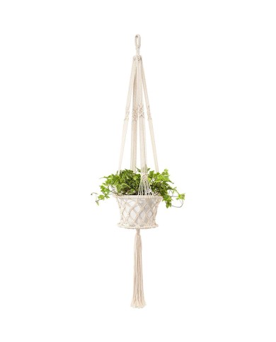 Macramé Plantenhanger Bruin