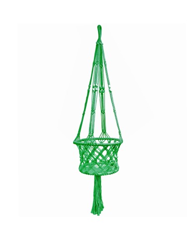 Macramé Plantenhanger Groen