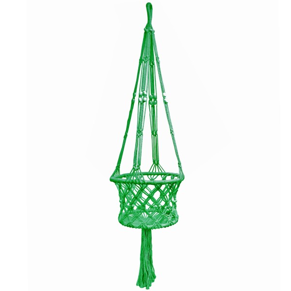 Macramé Plantenhanger Groen