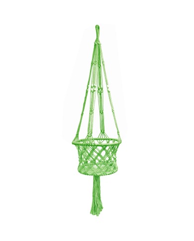 Macramé Plant Hanger Lime Green