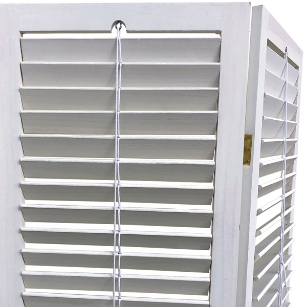 Shutter Room Divider White