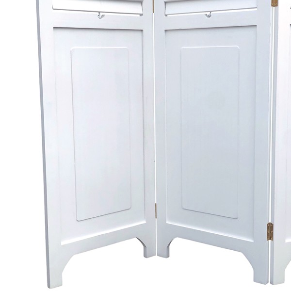 Shutter Room Divider White