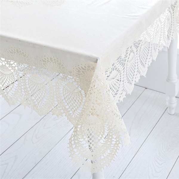 Vinyl Crochet Tablecloth