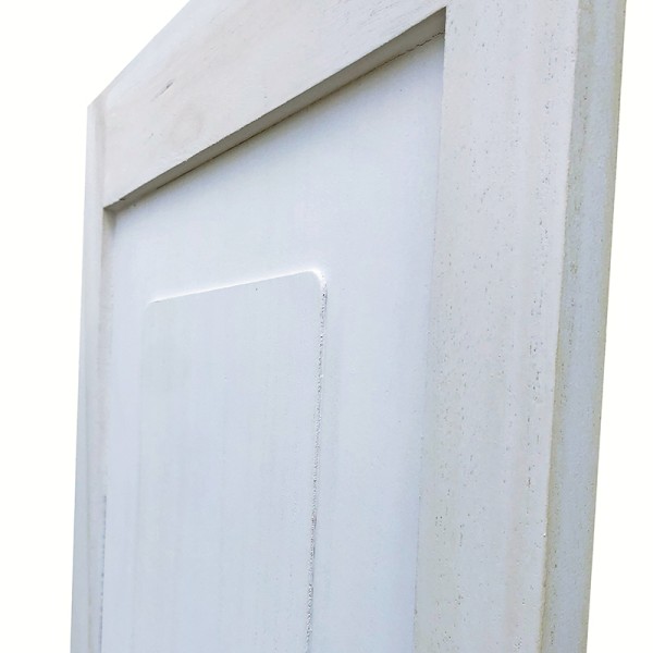 Wooden Panel Shutter Whitewash