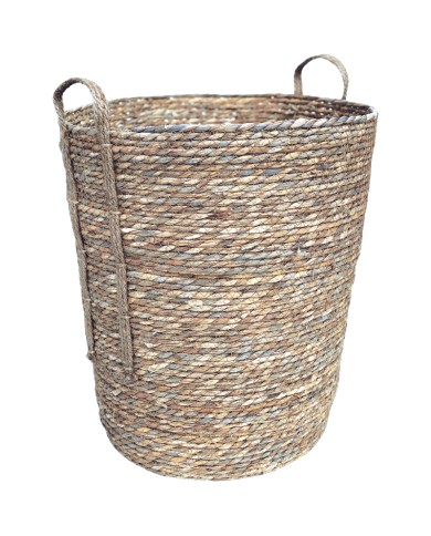 Natural Seagrass Laundry Basket