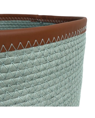 Seagrass Laundry Basket Blue Seagrass Laundry Basket Blue