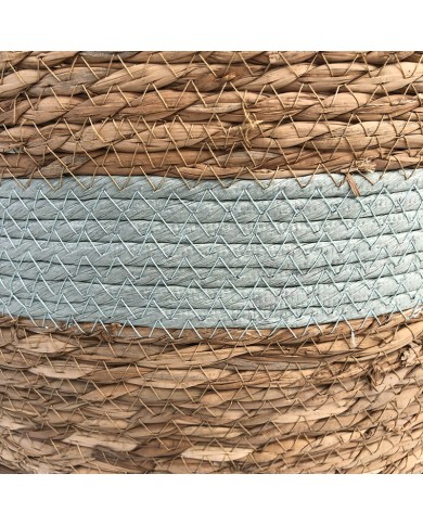 Laundry Basket with Handles Blue Laundry Basket with Handles Blue