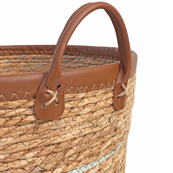 Laundry Basket with Handles Blue