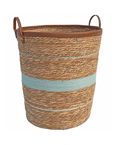 Laundry Basket with Handles Blue