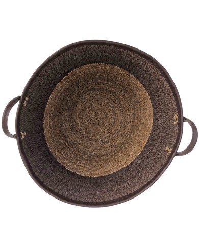 Laundry Basket with Handles Brown Laundry Basket with Handles Brown