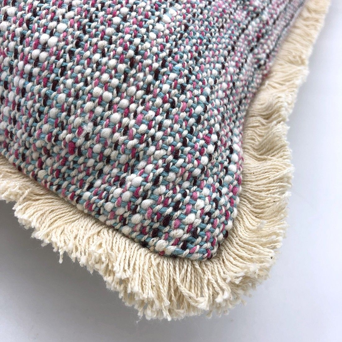Fringed Woven Cushion - create a welcoming atmosphere