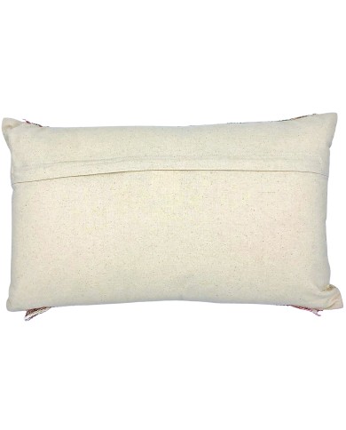 Rectangular Woven Cushion with Fringe - perfect for adding bohemian chic to any room!