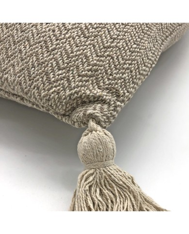 Cushion with Tassels - eye-catching playful designs