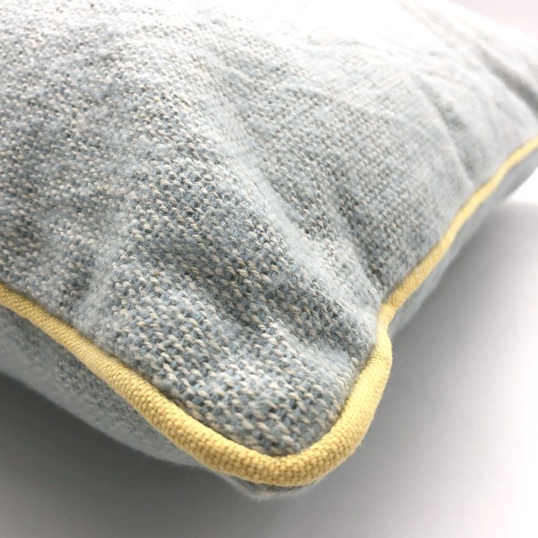 Blue Woven Cushion