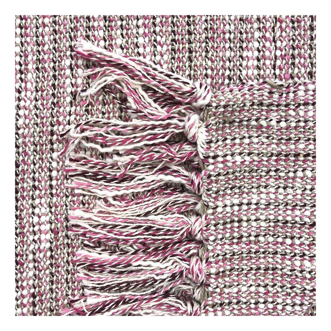 Woven Cotton Throw - Add a bohemian touch