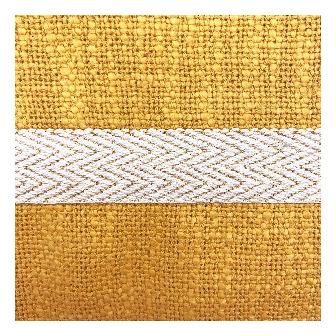 Geel Kussen met Kwastjes - een vleugje bohemien chic in huis