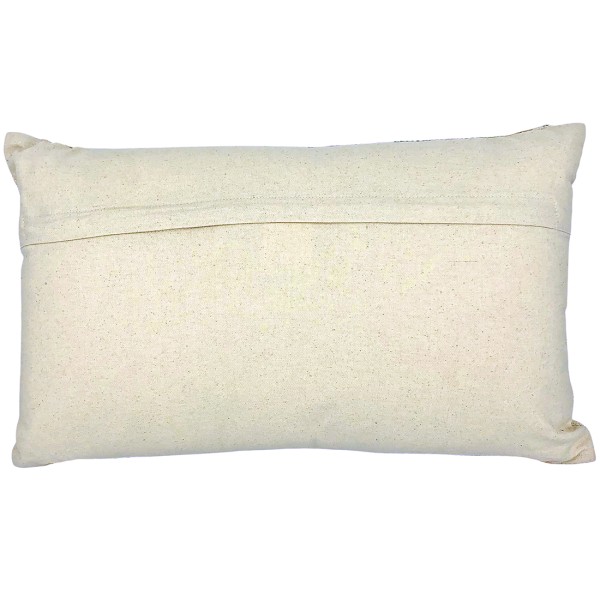 Beige Cushion with Scalloped Edges