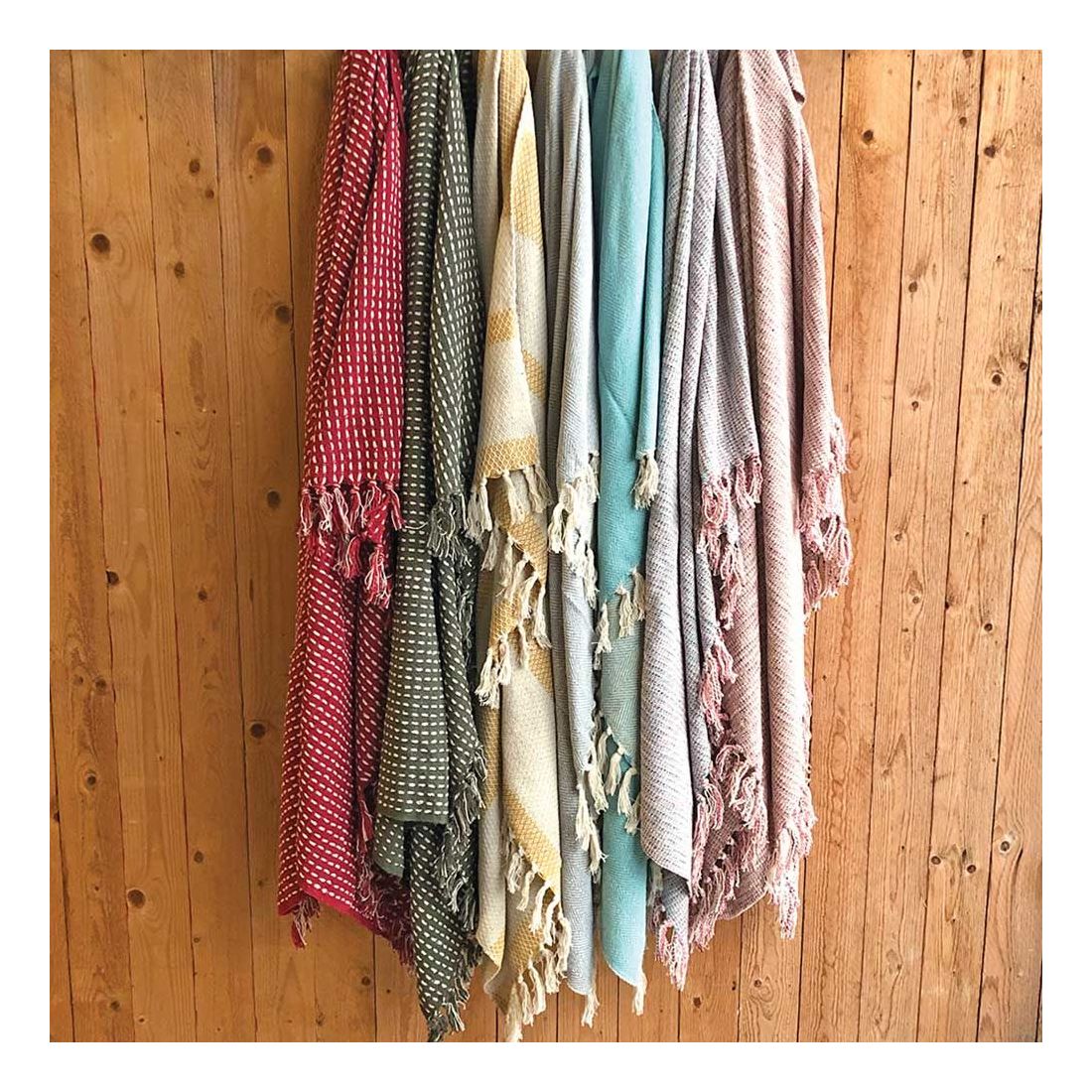 Woven Cotton Throw - Add a bohemian touch