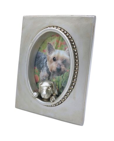 Fotolijstje Hond in Zilver