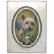 Dog Photo Frame in Silver