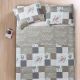 Vintage Rose Patchwork Quilt