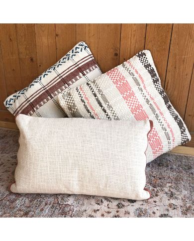 Striped Woven Cushion - add bohemian chic to any space