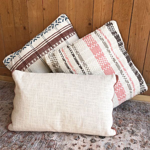 Woven Geometric Cushion