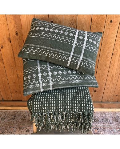 Geweven Groene Plaid Geweven Groene Plaid