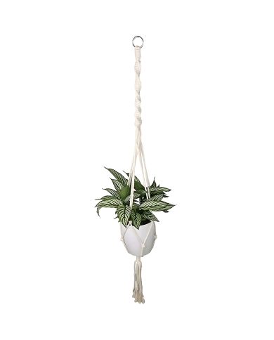 Macramé Plantenhanger Macramé Plantenhanger
