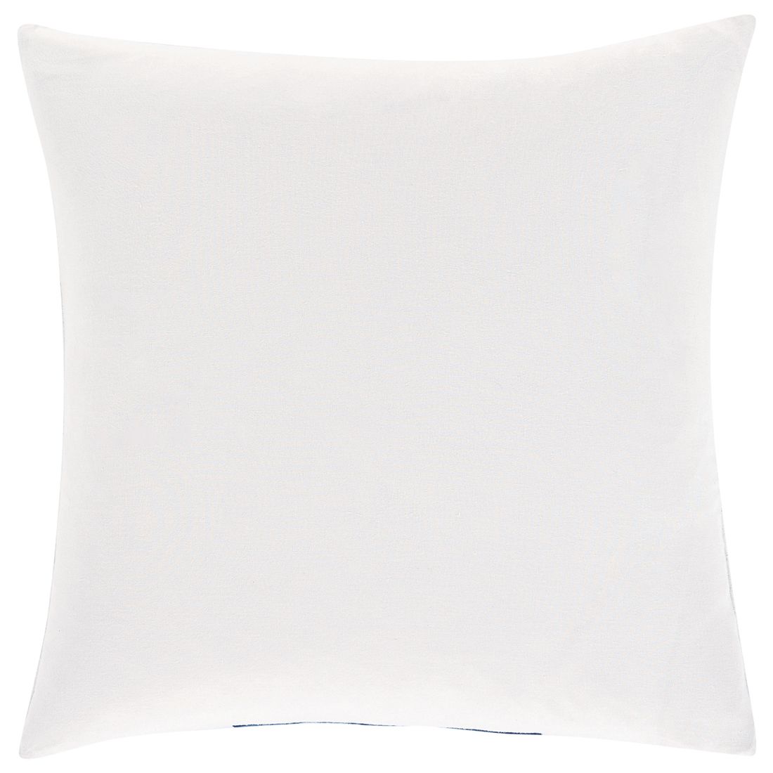 Achteraanzicht van het Frida Kahlo kussen met een effen wit fluwelen stof.