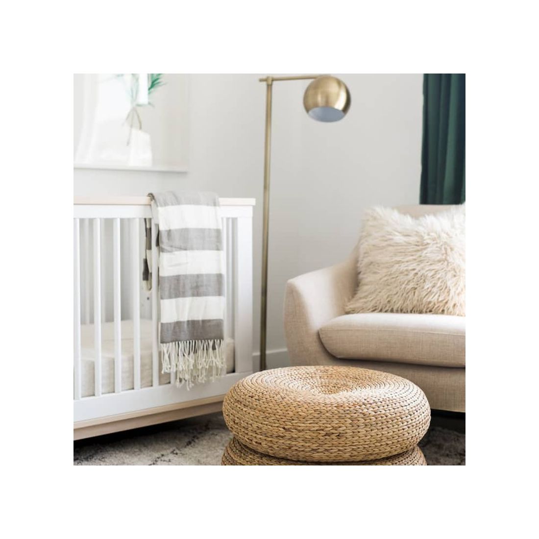 Fluffy Scatter Cushion Cream White