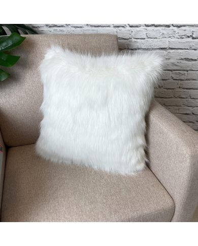 Fluffy Scatter Cushion White Fluffy Scatter Cushion White
