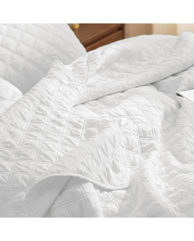 Reversible Bedspread White Reversible Bedspread White