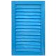 Wooden Louvre Shutter Bluewash - coastal wall decor