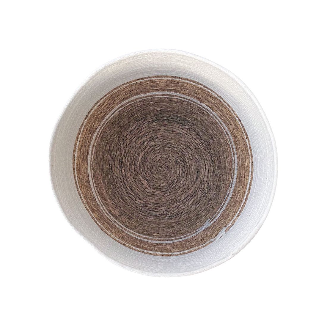 Wijde Wasmand met Deksel Wit Wijde Wasmand met Deksel Wit