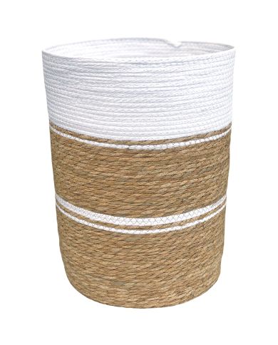 Laundry Basket with Lid White Laundry Basket with Lid White