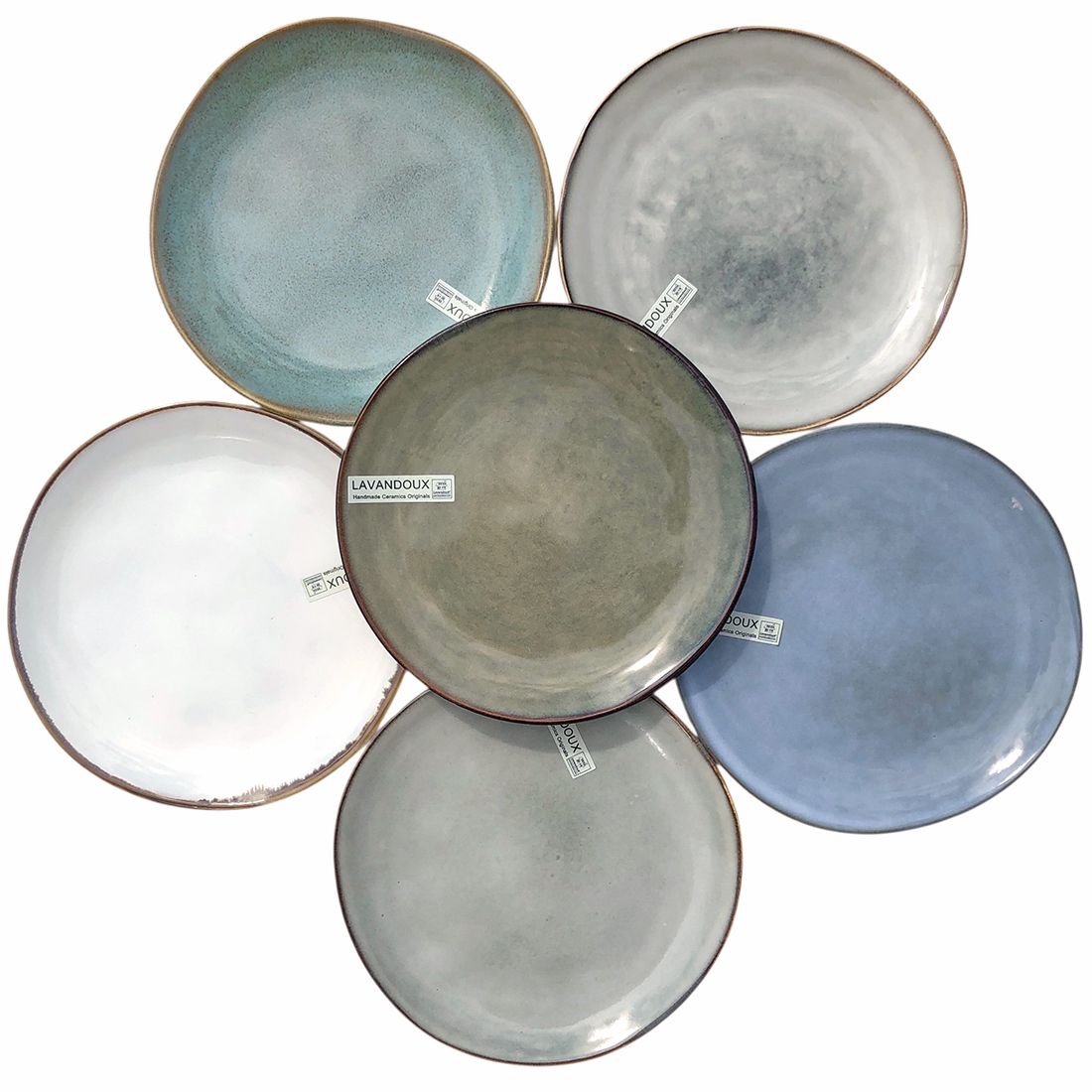 Petit Four Plates in Assorted Colours