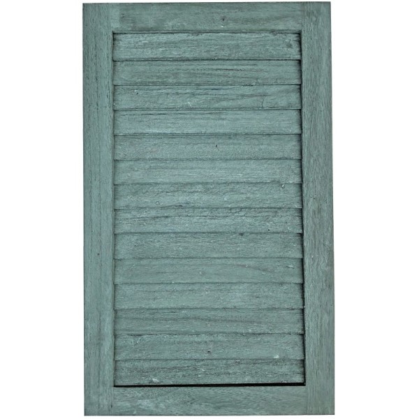 Wooden Louvre Shutter Greenwash