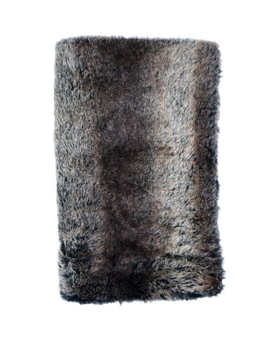 Faux Fur Throw Grizzly Bear 100x110 Faux Fur Throw Grizzly Bear 100x110