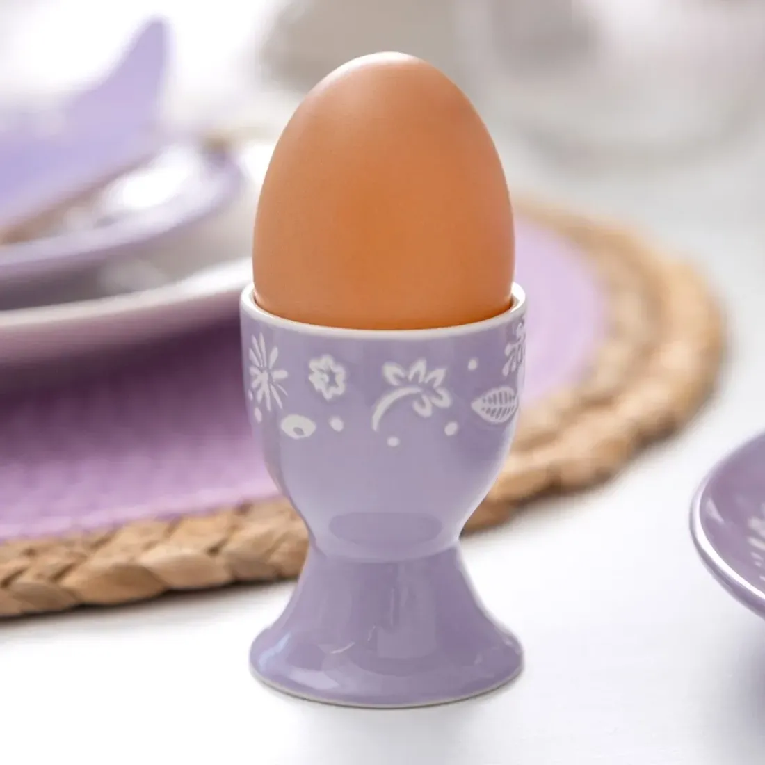 Lilac Egg Cup Set Lilac Egg Cup Set