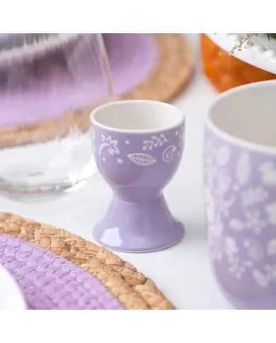 Lilac Egg Cup Set
