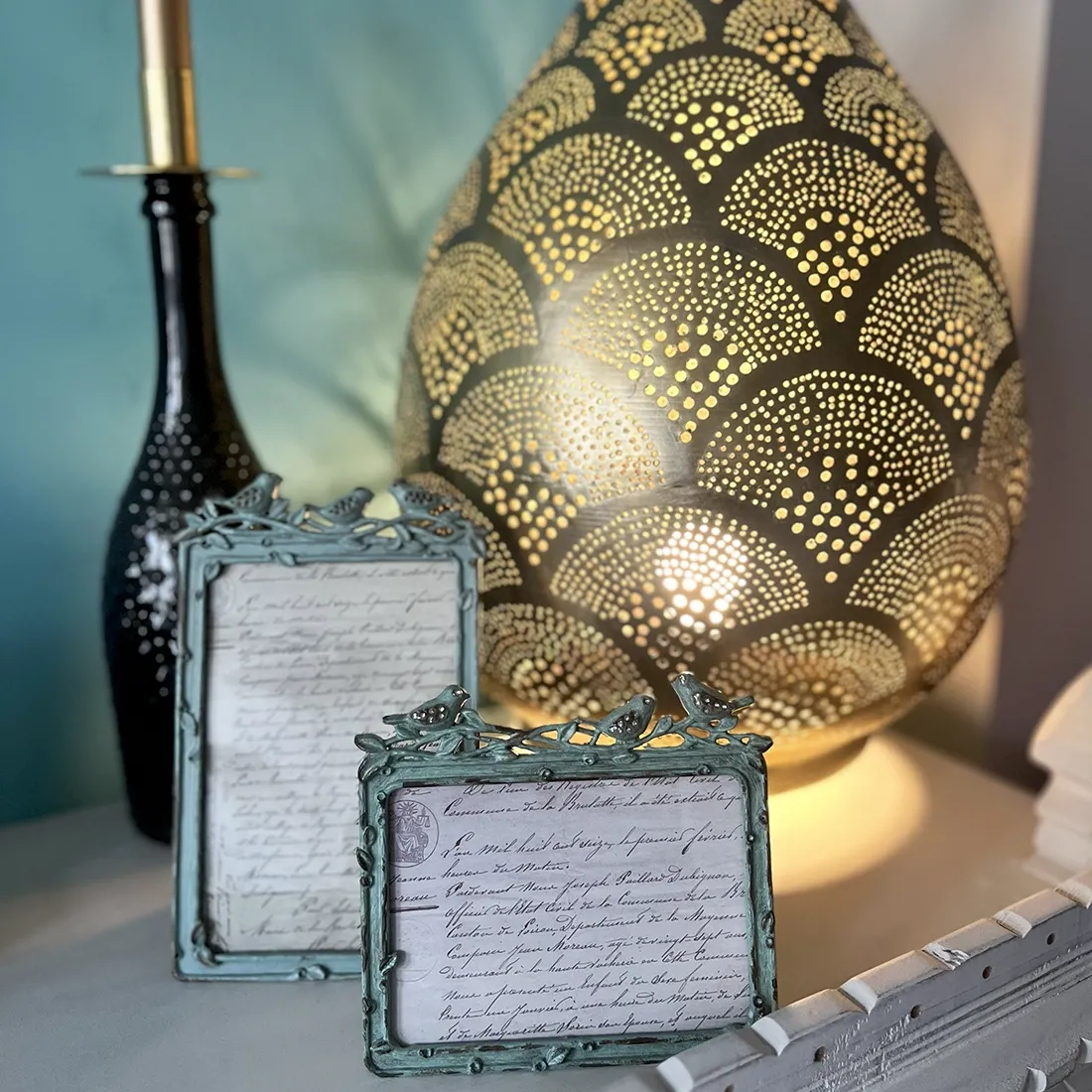 Vintage Birds Photo Frame