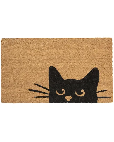 Zwarte Kattendeurmat