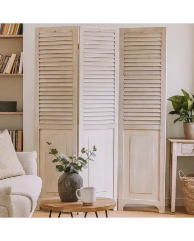 Shutter Room Divider White